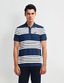 Arrow Sport Horizontal Stripe Regular Fit Polo Shirt