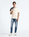 Flying Machine Slash Slim Tapered Fit Stone Wash Jeans