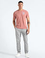 Flying Machine Typographic Print Cotton T-Shirt