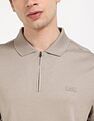 Calvin Klein Jeans Solid Regular-Fit Cotton Polo T-Shirt