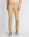 Flying Machine Twill Solid Trousers