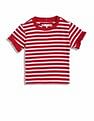 Tommy Hilfiger Kids Girls Striped Slim-Fit Cotton T-Shirt