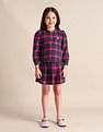 U.S. Polo Assn. Kids Girls Regular Fit Checked Top
