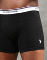 USPA Innerwear Mid Rise Solid 1667 Trunks - Pack Of 3