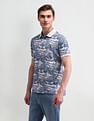 U.S. Polo Assn. Denim Co. Slim Fit Graphic Printed Polo Shirt