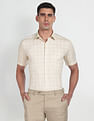 Arrow Tartan Check Cotton Formal Shirt