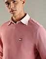 Tommy Hilfiger Solid Regular Fit Cotton Sweatshirt