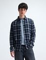 Flying Machine Tartan Checked Twill Shirt