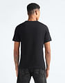 Flying Machine Graphic Print Cotton T-Shirt