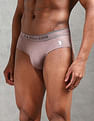 U.S. Polo Assn. Solid Low Rise OEB15 Briefs - Pack Of 3