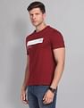 AD by Arvind Crew Neck Printed T-Shirt