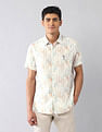 U.S. Polo Assn. Denim Co. Geometric Printed Satin Regular Fit Shirt