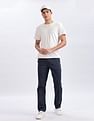 Calvin Klein Jeans Relaxed-Fit Solid Mid Rise Trousers