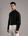Tommy Hilfiger Checked Regular Fit Plain Woven Shirt