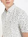 Tommy Hilfiger Printed Regular-Fit Cotton Shirt
