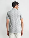 Arrow Sports Geometric Print Regular Polo Shirt