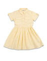 U.S. Polo Assn. Kids Girls Vertical Striped Shirt Dress