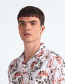 Flying Machine Giza Cotton Abstract Print Shirt