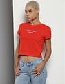Calvin Klein Outlined Stacked Logo Baby T-Shirt