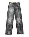 Flying Machine Regular Fit Washed Jeans