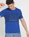 Arrow Newyork Colour Block Printed T-Shirt