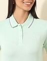U.S. Polo Assn. Women Regular Fit Solid Polo Shirt