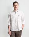 Arrow Sport Point Collar Floral Print Shirt