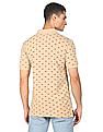 U.S. Polo Assn. Ribbed Collar Printed Polo Shirt