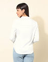 U.S. Polo Assn. Women Concelaed Placket Solid Shirt