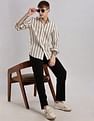 Calvin Klein Jeans Vertical Stripes Slim Fit Plain Woven Shirt