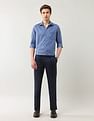 Arrow Manhattan Slim Fit Textured Autopress Shirt