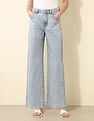 U.S. Polo Assn. Women High Rise Wide Leg Fit Jeans