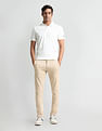 Arrow Sport Slim Fit Patterned Dobby Trousers