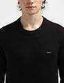 Calvin Klein Crew Neck Textured Sweater