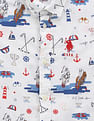 U.S. Polo Assn. Kids Boys Spread Collar Graphic Print Shirt