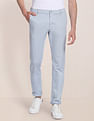 U.S. Polo Assn. Herringbone Textured Casual Trousers