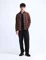 Flying Machine Slim Fit Checked Shirt