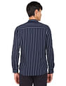 Flying Machine Vertical Stripe Cotton Twill Shirt
