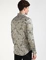 Calvin Klein Jeans Printed Slim-Fit Poplin Woven Shirt