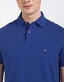Tommy Hilfiger Solid Regular-Fit Cotton Polo Shirt
