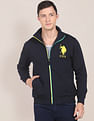 Buy U.S. Polo Assn. Zip Up Appliqued Sweatshirt - NNNOW.com