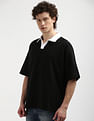 Calvin Klein Open Collar Polo Sweatshirt