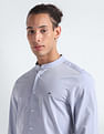Tommy Hilfiger Mandarin Collar Dobby Shirt