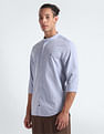 Tommy Hilfiger Mandarin Collar Dobby Shirt