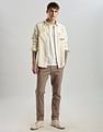 Calvin Klein Jeans Vertical Stripes Regular Fit Dobby Woven Shirt