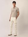 U.S. Polo Assn. Denim Co. Brand Embossed Muscle Fit Polo Shirt
