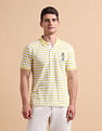 U.S. Polo Assn. Horizontal Striped Pure Cotton Polo Shirt