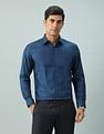 Arrow Liberty Classic Regular Fit Graph Checked Shirt