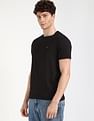 Tommy Hilfiger Solid Regular-Fit Cotton T-Shirt