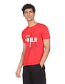 Flying Machine Pure Cotton Graphic Print T-Shirt